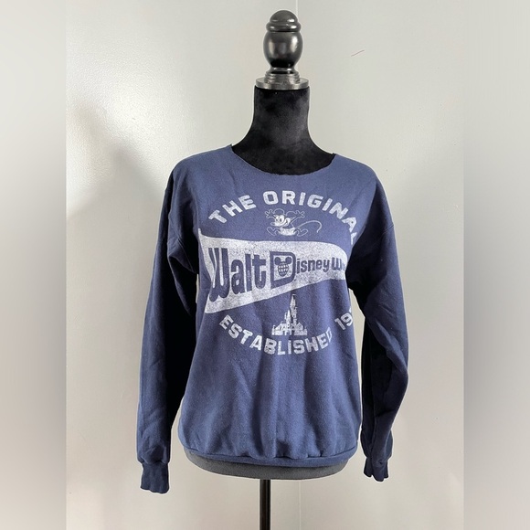Hanes Tops - Hanes Walt Disney World Sweatshirt, Distressed, Size Small